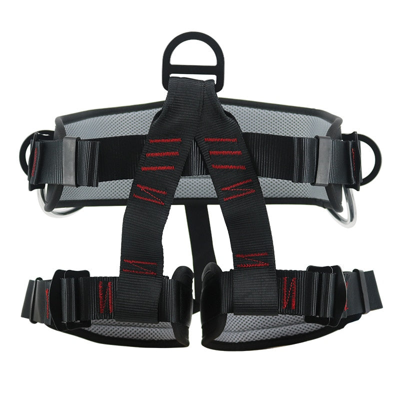 Camping Safety Belt 25KN Outdoor Rock Climbing Outdoor Expand Training Half Body Harness Protective Supplies Survival Equipment