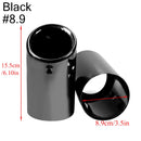 2 unids/set de cubiertas de tubos de escape de coche de acero inoxidable cromado para Audi A1 A3 A4 TT 2009-2015/VW Volkswagen PASSAT