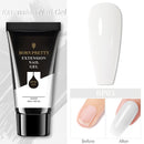 BORN PRETTY 30/20ml brillo acrílico Gel extensión de dedo plata Rosa extensión Gel Soak Off Nail Art Gel barniz