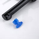 Bagnolux, latón, negro, montado en la pared, caliente y frío, tipo mixto, boquilla de bañera, rociador de mano, asiento de ducha, grifo de baño