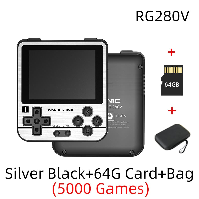 ANBERNIC 280V RG280V Retro Spielkonsole Open Source System 5000 Spiele PS1 Player Portable Pocket RG280V Handheld Spielkonsole
