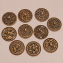 Quemador de incienso de tres patas de artesano de cobre, placa de estufa Zen Xuande, quemador de sándalo, quemador de incienso puro