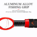 Knots Tool Lip Grip with Scale Catch Fishing Tool Fish Control Clamp Tackle Holder Anti Slip Clip Rope Lip Grip Pliers Aluminum