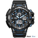 SMAEL Sport Watch Men Big Dial LED Digital Quartz Wrist Watches Men&