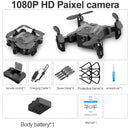 New Mini Drone V2 1080P HD Camera WiFi Fpv Air Pressure Altitude Hold Foldable Quadcopter RC Drone Kid Toy GIft