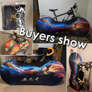 HSSEE cubierta protectora de bicicleta de moda fibra elástica de alta calidad 26 "-29" 700C bicicleta de carretera cubierta de polvo interior accesorios de bicicleta