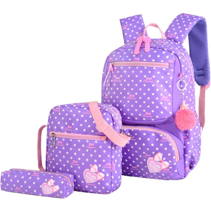 Kinder Schultaschen Mädchen Orthopädischer Rucksack Kinder Prinzessin Rucksäcke Set Schultaschen Grundschulrucksack Kinder Mochilas