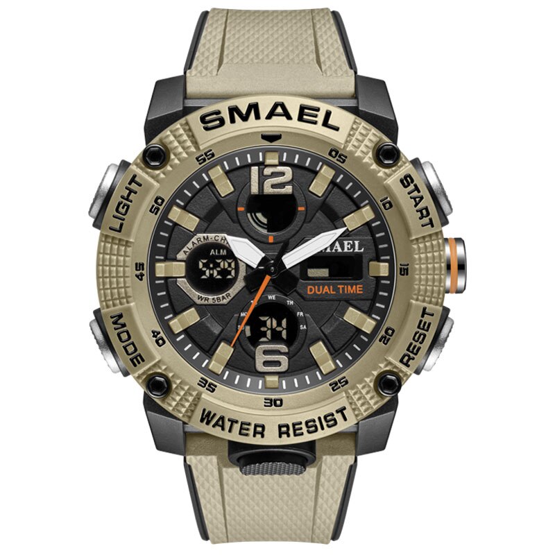 Sport Watches Waterproof 50M SMAEL Top Brand Luxury Watch Alarm Clock For Male Digital 8039 Men&