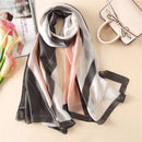 2022 180*90cm Women Scarf Summer Silk Shawl Lady Wrap Soft Female Europe Designer beach bandanna foulard muffler girl pareo