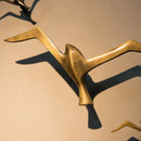 Lujo americano cobre puro creativo pájaro gaviota paloma colgante decoración de pared Retro Industrial ornamento sala de estar gaviota