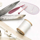 MIUSIE 13pcs Sewing Ruler Line French Curve Ruler Cutting Mat Set Yardstick Sleeve French Curve Cutting Knife Ruler Sewing Tool