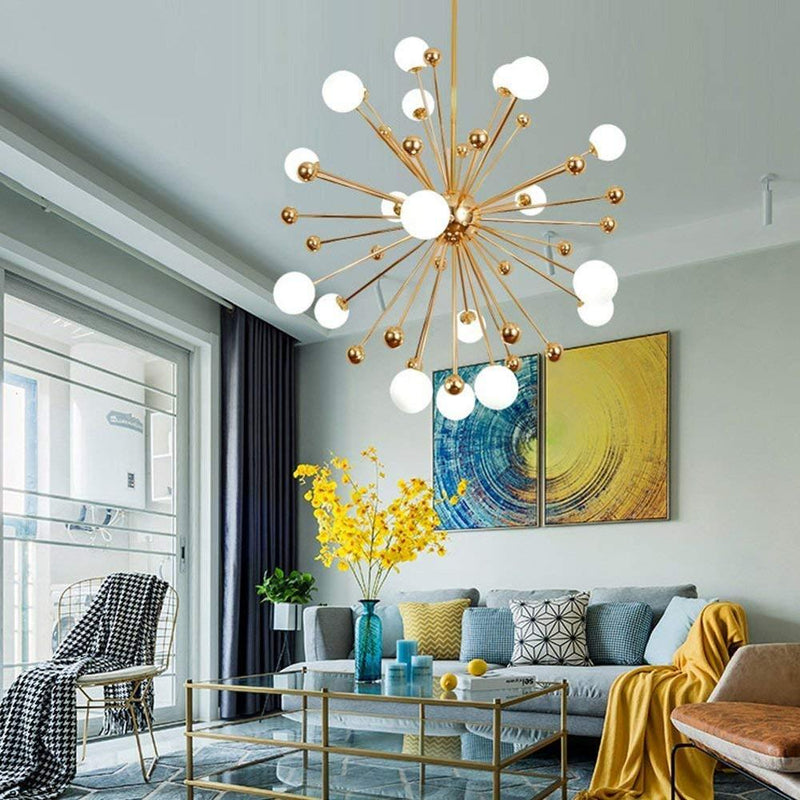 Sputnik Firework Chandelier Lighting Modern Pendant lighting /Ceiling Light Fixture for Living Room Bedroom Dining Room