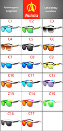 Viahda NEW Brand Polarized Sunglasses Men Sport Sun Glasses For Women Travel Gafas De Sol