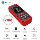Mileseey laser distance meter electronic roulette laser digital tape rangefinder trena metro laser range finder  measuring tape