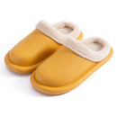 Waterproof Indoor Slippers Women Men Winter Home Floor Shoes Warm Plush Removable Insole Lovers Kitchen Working Slipper SH472