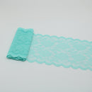 2 Yards Elastic Lace Ribbon Flowers Trim 150MM Wide Embroidery African Lace Fabric Trimmings For Wedding Dress Sewing Diy Crafts