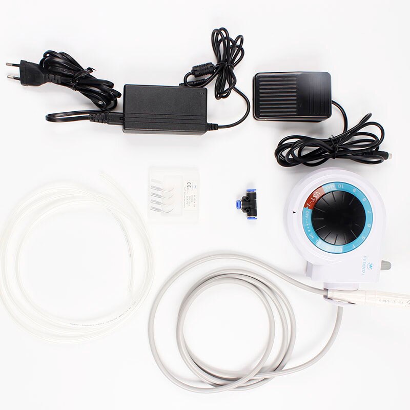 Kits de instrumentos dentales ultrasónicos eléctricos, escalador sónico, pieza de mano Dental con 5 puntas, Kit de instrumentos de higiene bucal, herramientas dentales