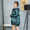 Nueva moda 2022, chaqueta de invierno, Parka para mujer, abrigo largo con capucha, prendas de vestir, Parka femenina, abrigos acolchados de algodón grueso