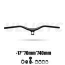 SYNCROS Carbon Fiber Mountain Integrated MTB Handlebar FRASER IC SL -8 -17 -25 Three Specifications with Titanium Screws