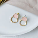 Frauenohrringe Unregelmäßiges geometrisches Temperament der Wiederherstellung alter Weisen Runde Ohrringe Ohrringe Metallohrringe Großhandel 002