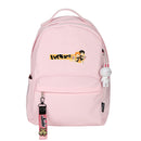 Anime Haikyuu Karasuno VBC Women Backpack Kawaii Pink School Bags Nylon Bookbag Cartoon Travel Bagpack Small School Rugzak