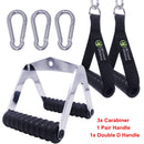 Accesorios para máquina de Cable, cuerda de tríceps, polea de Cable con mango en D opcional para gimnasio, equipo de Fitness, accesorios de entrenamiento de levantamiento de pesas