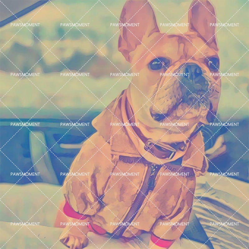 Ropa de moda para perros pequeños, ropa para perros pequeños, chaqueta bordada de Bulldog Francés, accesorios para perros, sudaderas con capucha de Chihuahua S-2XL PC1310