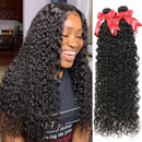 Paquetes de ondas profundas Cabello rizado profundo teje Paquetes de ondas de agua Extensiones de cabello brasileño de 30 pulgadas para mujeres negras Paquetes de cabello humano