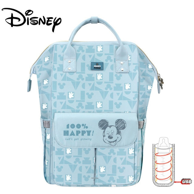 Disney Minnie Mickey Wickeltasche Baternity Baby Multifunktionale Kinderwagen Wickeltasche Reiserucksack Für Mama USB Aufladung Groß Neu