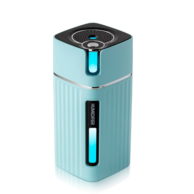 300ML Portable USB Air Humidifier Water Diffuser with Light for Home Car Ultrasonic Cool Humidificador Mini Mist Maker Fogger