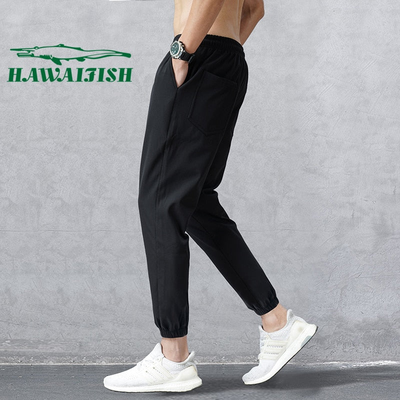 Men&#39;s Sports Pants 2021 Men&#39;s Summer Pants Men&#39;s Tie Feet Trousers Youth Loose Trousers Brand Sweatpants Men Clothing Pants Man