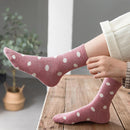 5 pairs/lot Women Casual Socks Fashion Dots Sock Personality Cute Comfortable Polka Dot Sock Japanese Kawaii Socks
