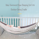 INS Portable Baby Hammock Newborn Kid Sleeping Bed Safe Outdoor Detachable Infant Cot Crib Swing Elastic Hammock Adjustable Net