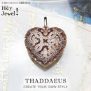 Pendant Love Heart Locket Fashion Glam 925 Sterling Silver Jewelry Europe Style Accessories Soul Gift For Woman