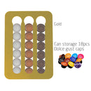 Soporte de cápsulas de café de Metal, soporte de aluminio chapado en espejo, estante de almacenamiento de cápsulas de café, soporte de cápsulas de café Nespresso para Nespresso