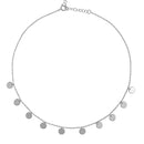 ANDYWEN 925 Sterling Silver Gold Several Coins Pendant Charm Choker Necklace Chain Women European Luxury Fashion Fine Jewelry
