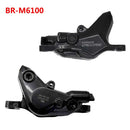 SHIMANO DEORE M6100 2 piston M6120 4 piston Brake MTB Mountain Bikes Hydraulic Disc Brake MTB BR BL-M6100 DEORE Brake Left Right