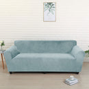 Samt-Sofabezug Elastisches Sofa Funda Sofabezug für Wohnzimmer Ecksofa L-förmiger Sofabezug Housse Canape Dangle