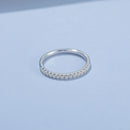 GEM'S BALLET 585 14K 10K 18K Oro 925 Joyería de plata Moissanite Diamond Compromiso Aniversario Anillo de banda para mujer Boda