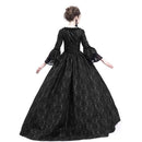 Erwachsene Frau Palace Court Prinzessin Kleid Dünnes elegantes Ballkleid Quadratischer Kragen Spitze Halloween Kostüme Renaissance Mittelalterliches Kleid