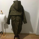 S- 7XL fashion Winter Oversize Warm Duck Down Coat Female X-Long Down Warm Jacket Hooded Cocoon Style Thick Warm Parkas F192