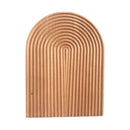 Bandeja de postre de pan ondulado al agua, tabla de cortar, placa de colocación de diseño geométrico creativo, molde de arte de superficie curva