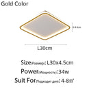 Ceiling LED Lights For Living room Bedroom Fixtures Ring Modern Gold Bedroom Lighting Indoor Home Decoration Plafon Lamp Lustre