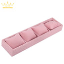Bracelet Tray 4 Grids Jewelry Display Box Jewelry Pillow Display Prop Watches Bracelet Showcase Watch Tray
