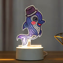 New lamp DIY LED Diamond Painting Night Light Butterfly Cross Stitch Special Shape Diamond Embroidery Home Wedding Decoration