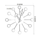 Reloj de pared grande de madera 3D nórdico, decoración del hogar, reloj Nixie, diseño moderno, sala de estar, cocina, reloj grande silencioso en la pared para regalo