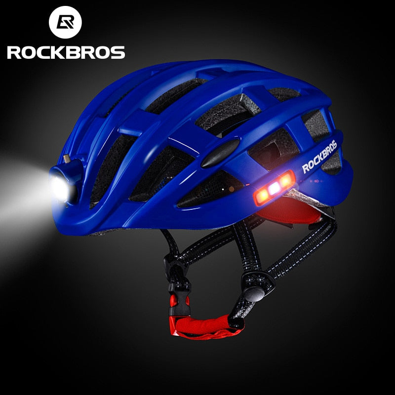 Casco de ciclismo ligero ROCKBROS, casco ultraligero para bicicleta, cascos de bicicleta de montaña moldeados integralmente, cascos seguros para hombres y mujeres de 57-62cm