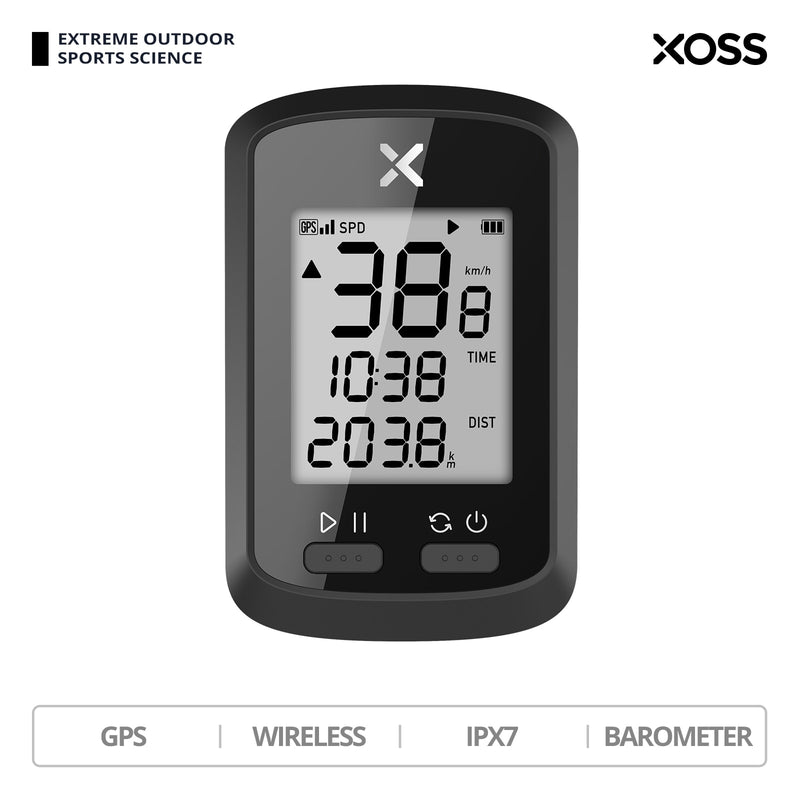 XOSS G Fahrradcomputer GPS Fahrradcomputer Drahtloser Fahrradtacho Bluetooth Tracker Wasserdichtes Rennrad MTB Fahrradzubehör