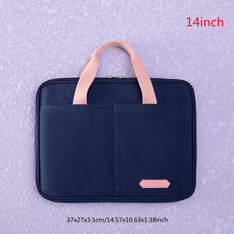 Women Laptop Briefcase Computer Bag Business Document Organizer Ipad Tote Ladies Handbag Messenger Purse Strap Pouch Accessories