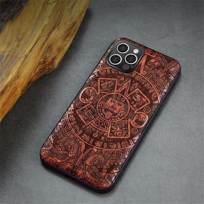 For iPhone 12 Pro Case Boogic Original Wood funda iPhone 12 mini wood Cover Phone Case For iPhone 12 Pro Max